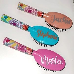 Hair brush personalized